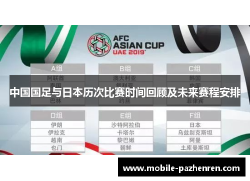中国国足与日本历次比赛时间回顾及未来赛程安排 中国国足与日本历次比赛时间回顾及未来赛程安排